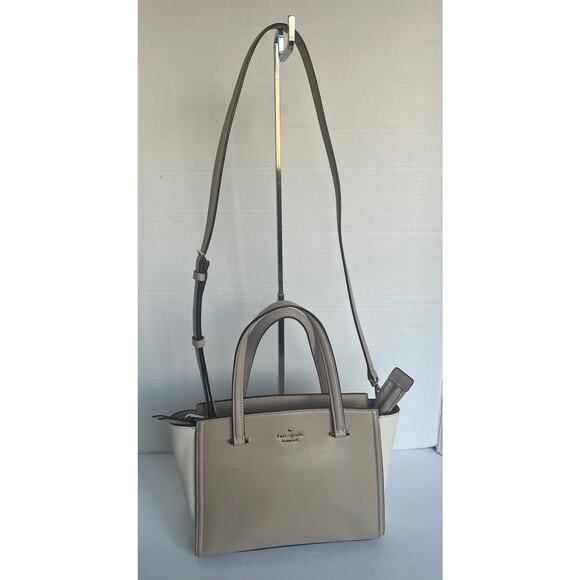 KATE SPADE 2-Way Leather Patterson Drive Geraldine
Taupe Hand Crossbody Tote Bag - Picture 1 of 13